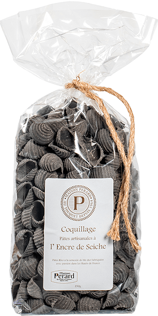 Coquillage - Pâtes artisanales à l'encre de seiche