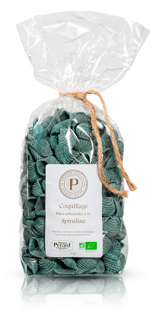 Coquillage à la spiruline