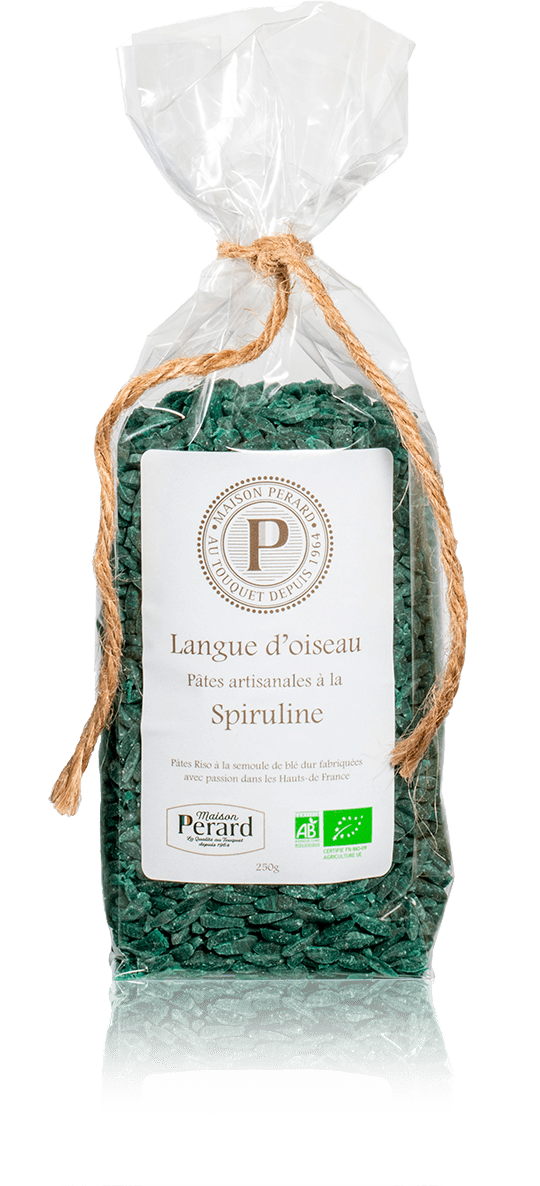 Langue d'oiseau à la spiruline